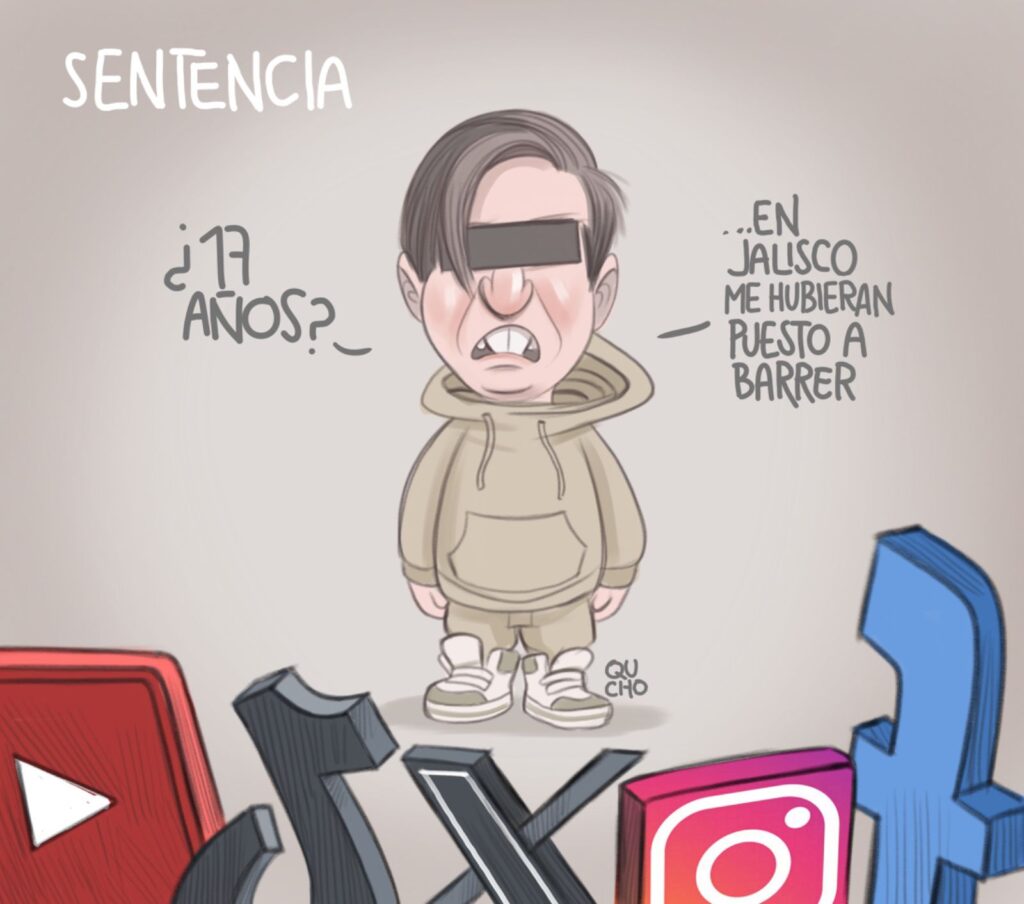 Cartón Qucho sobre la condena de Fofo Márquez 