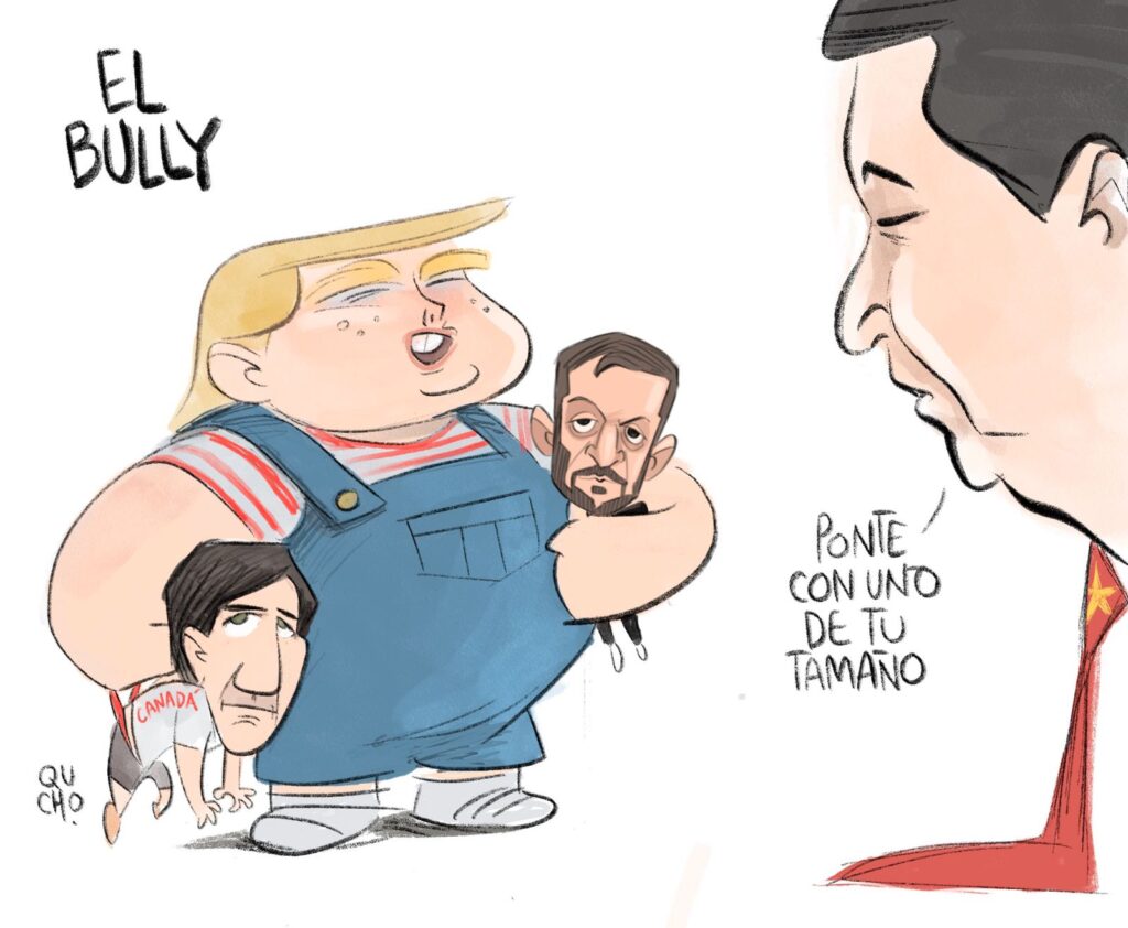 Cartón Qucho sobre Donald Trump 