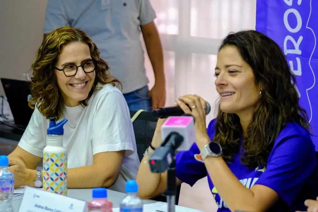 La coordinadora estatal Andrea Blanco Calderón