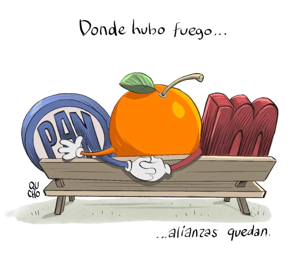 Cartón de Qucho Monero sobre la reforma Judicial en Jalisco