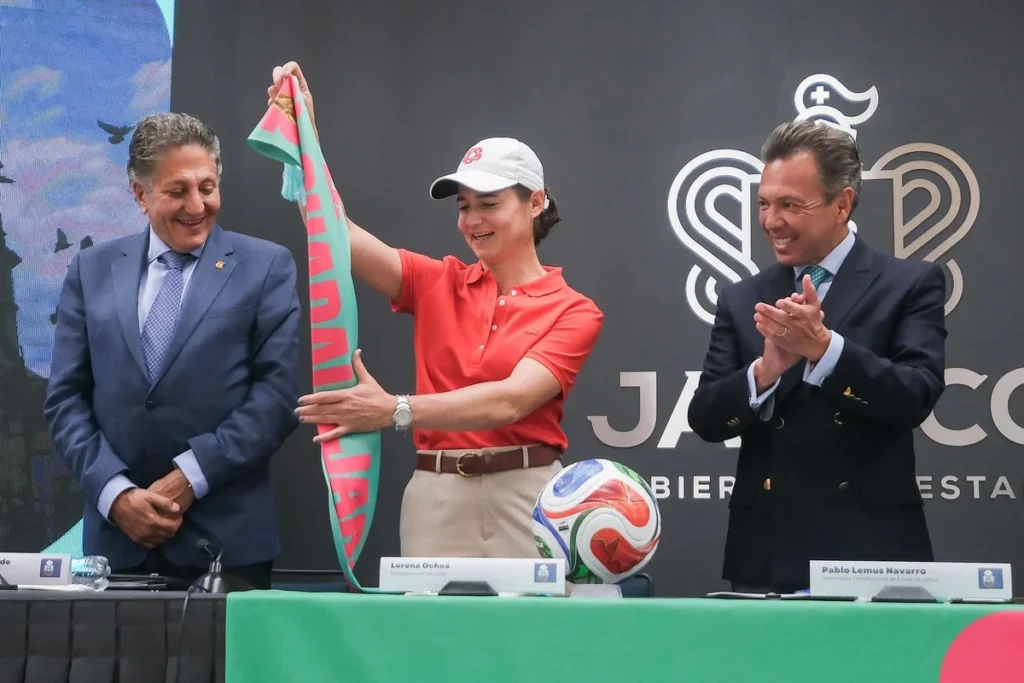 Jalisco nombra a Lorena Ochoa como embajadora del Mundial 2026