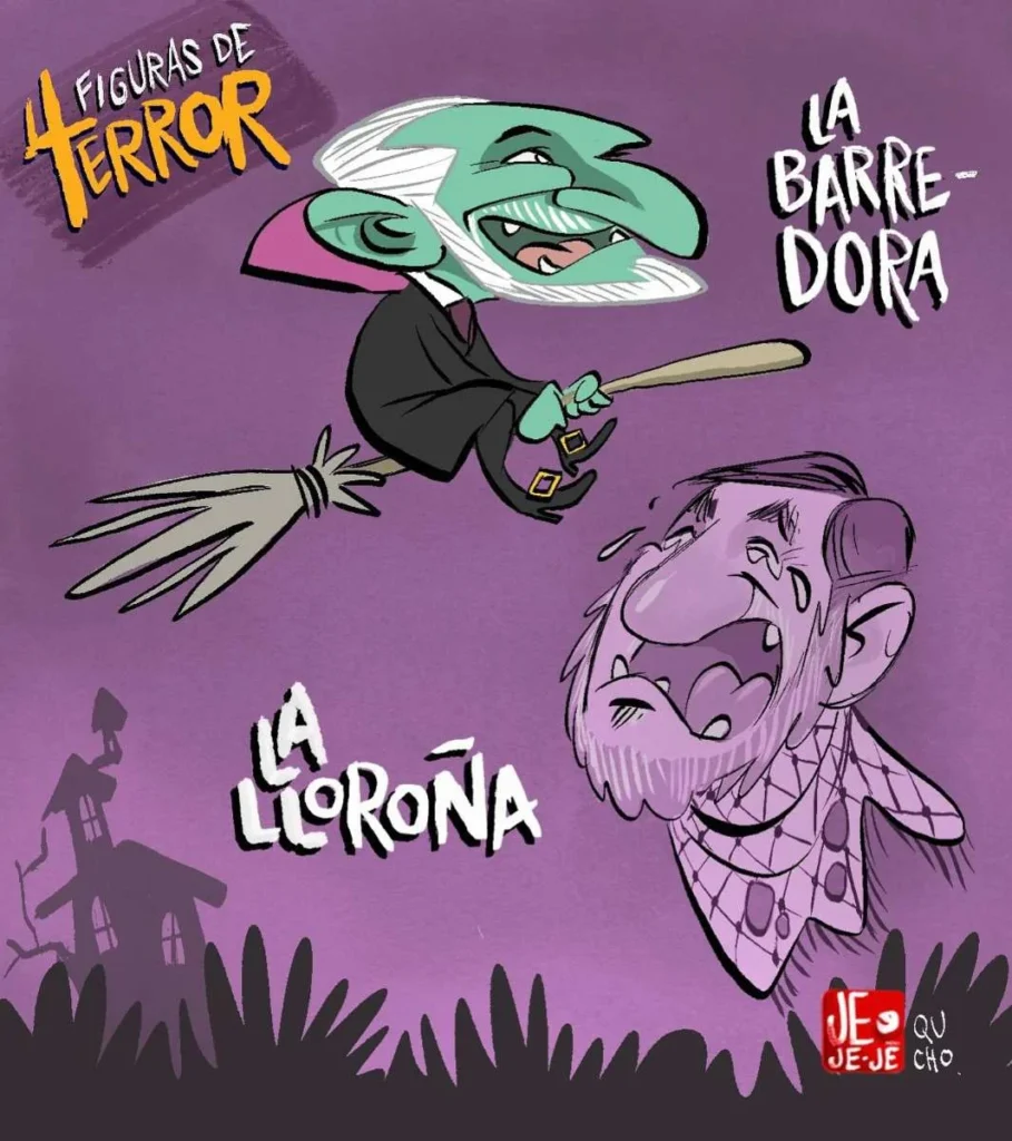 Cartón de Qucho Monero sobre la Barredora