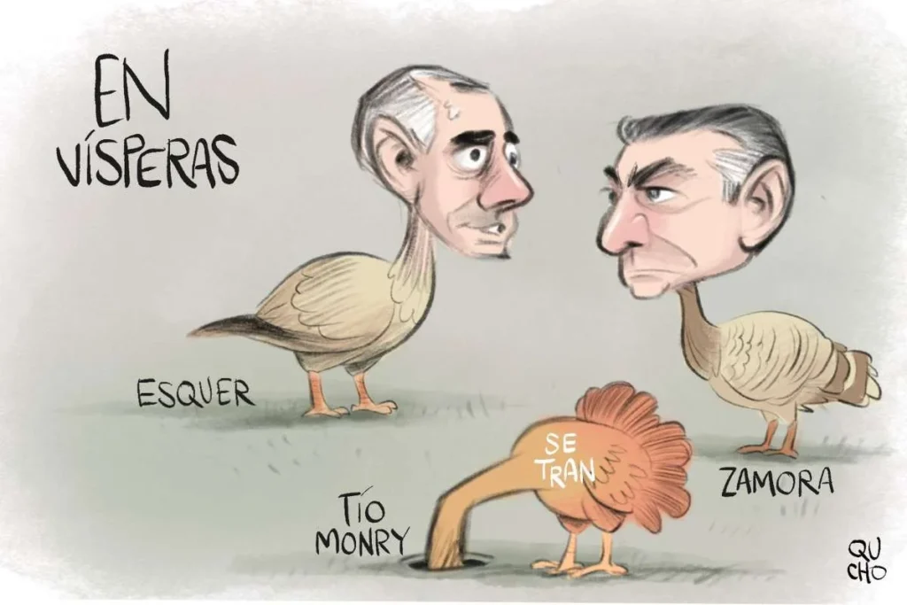 Cartón de Qucho Moreno sobre los cambios en Gabinete de Pablo Lemus