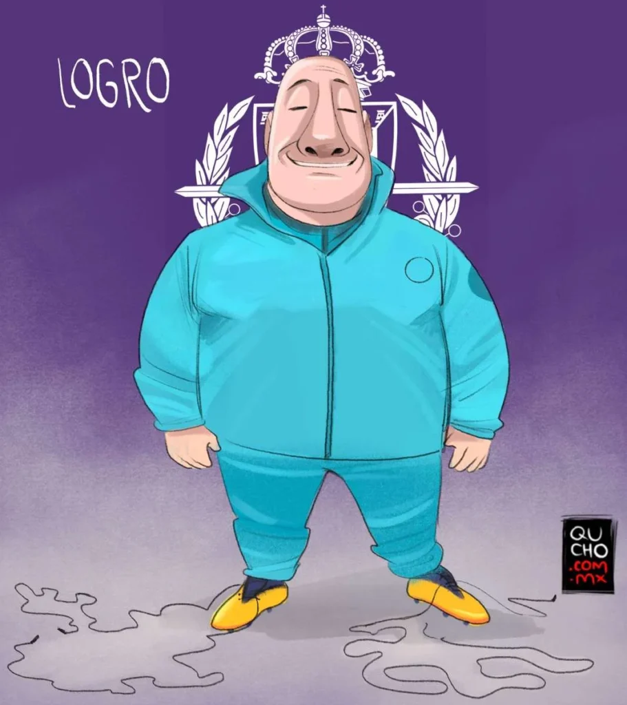 Cartón de Qucho Monero sobre Enrique Alfaro