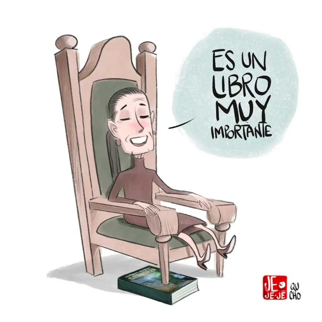 Cartón de Qucho sobre la opinión de Claudia Sheinbaum