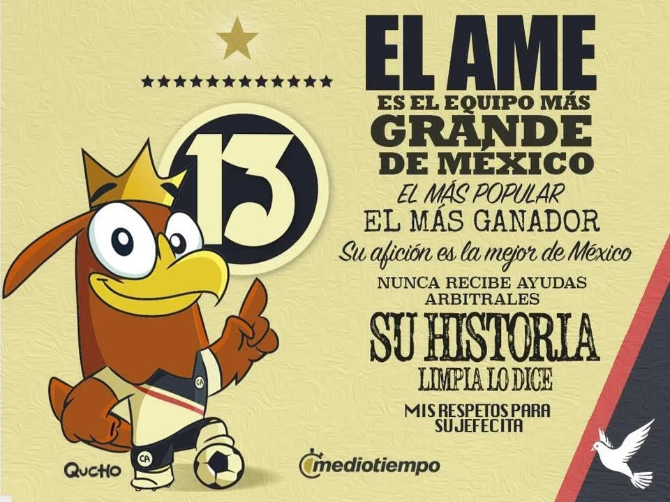 Qucho Monero dedica su cartón al América