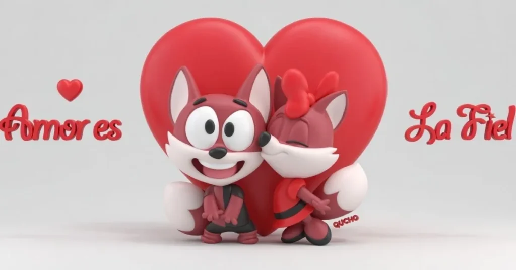 Cartón de Qucho sobre el amor y la amistad