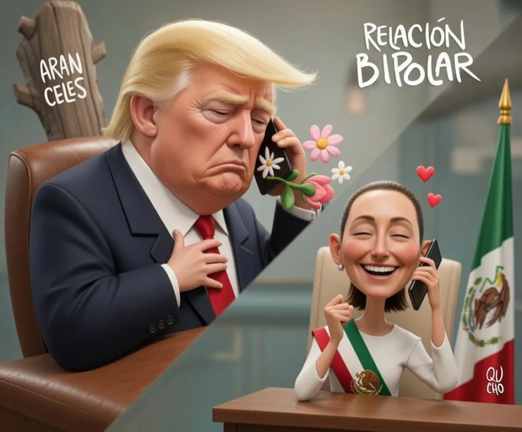 Qucho Monero dedica su cartón a la Presidenta