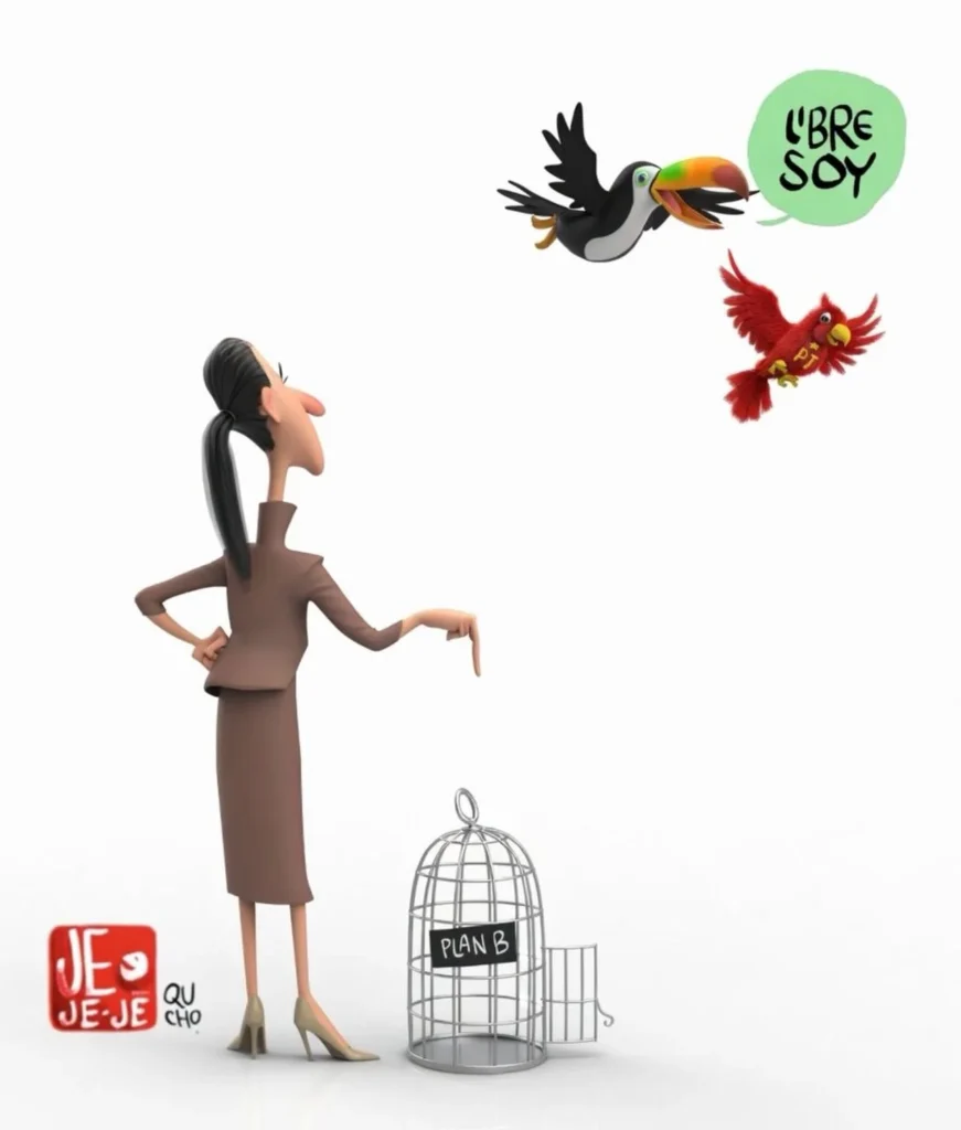 Cartón de Qucho Monero sobre la reforma electoral 