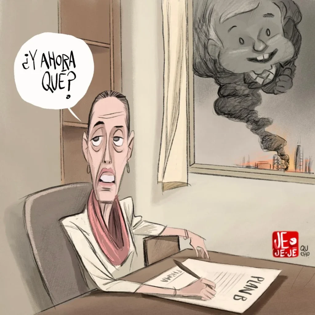 Qucho Monero dedica su cartón al Plan B