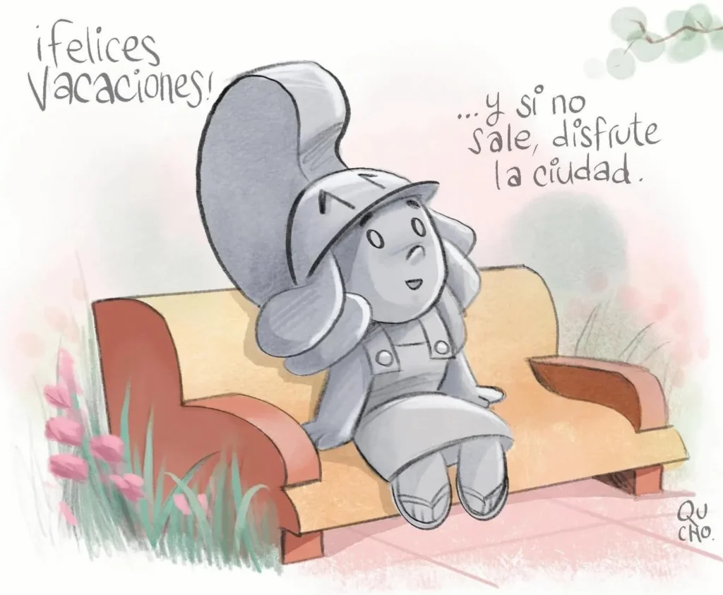 Cartón de Qucho Monero sobre la recuperación del Parque Revolución