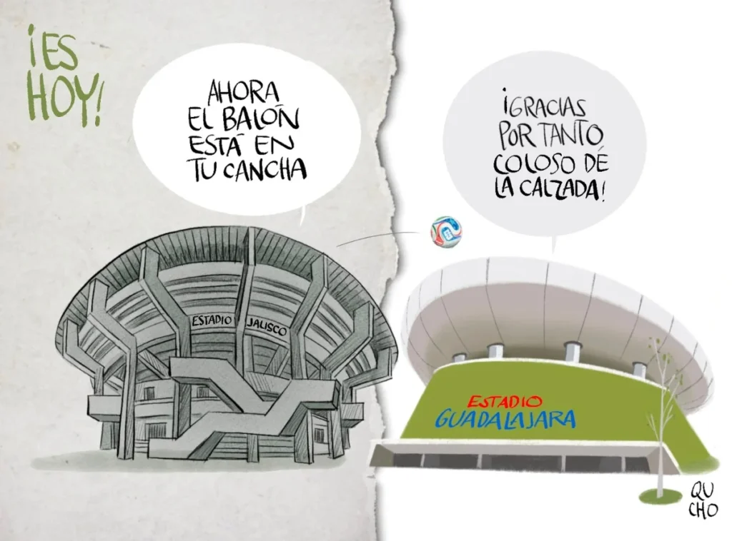 Cartón de Qucho sobre el Mundial