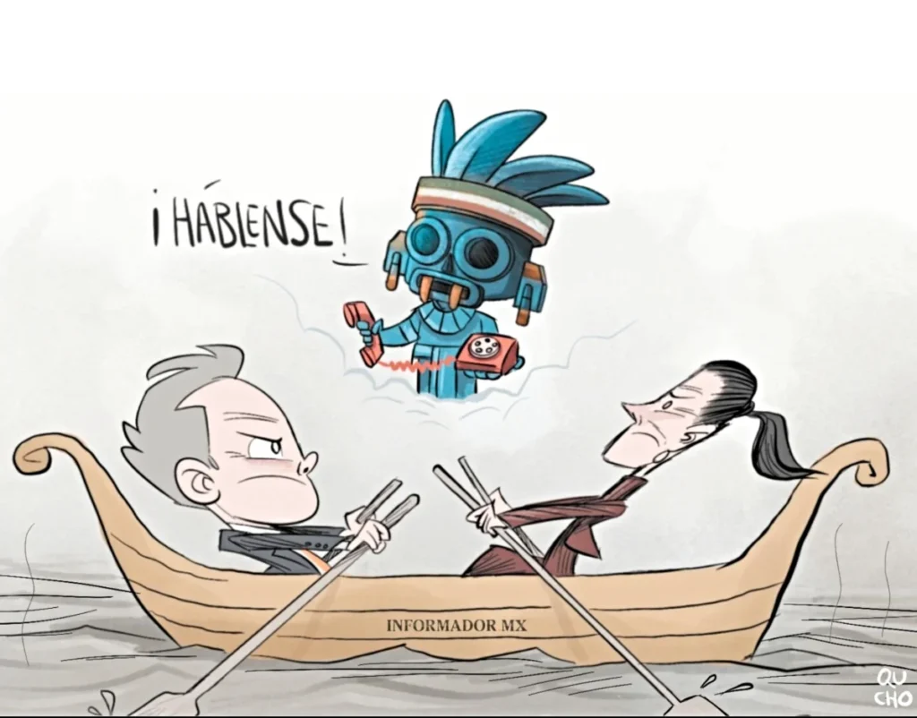 Cartón de Qucho sobre el reclamo de Lemus a la Federación
