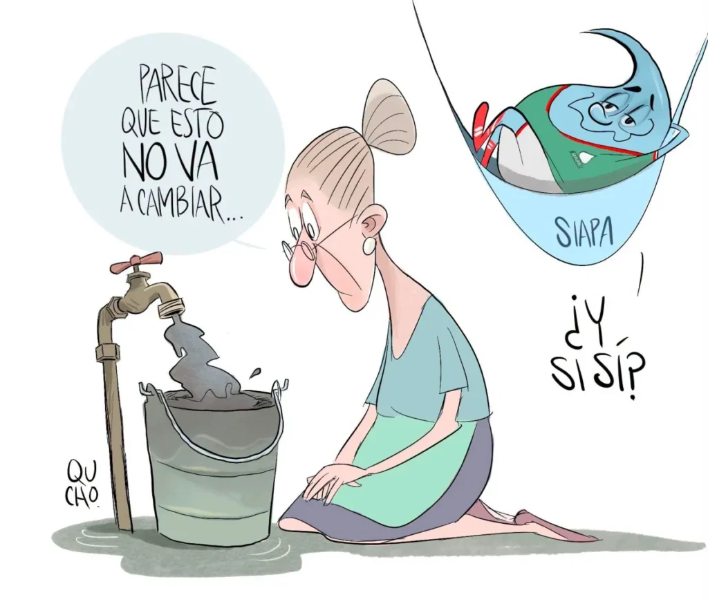 Cartón de Qucho sobre el Siapa