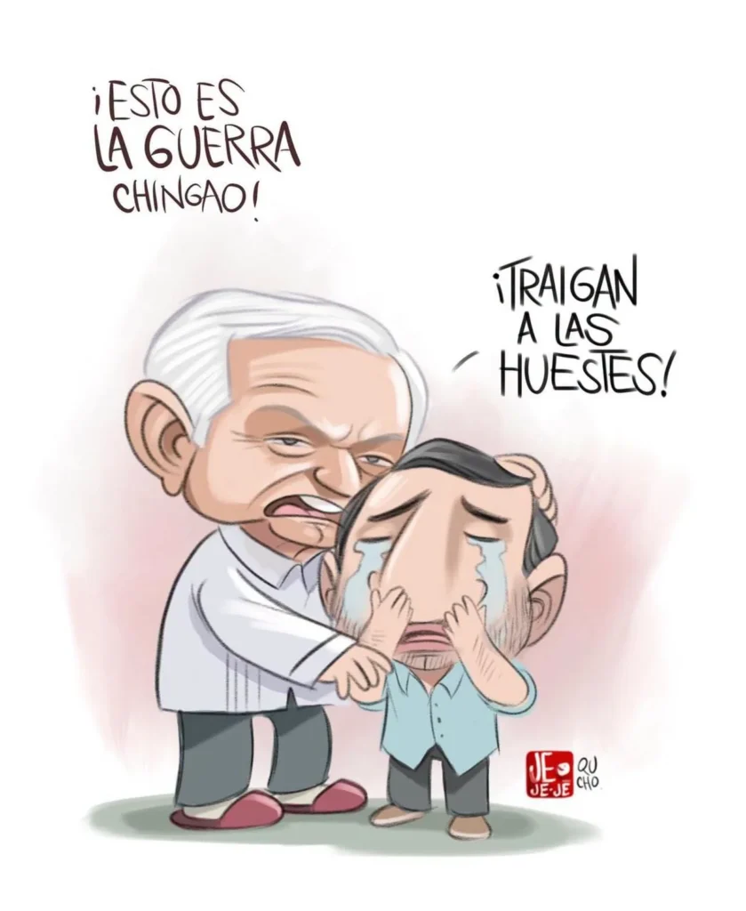 Qucho Monero dedica su cartón a Andy López Beltrán