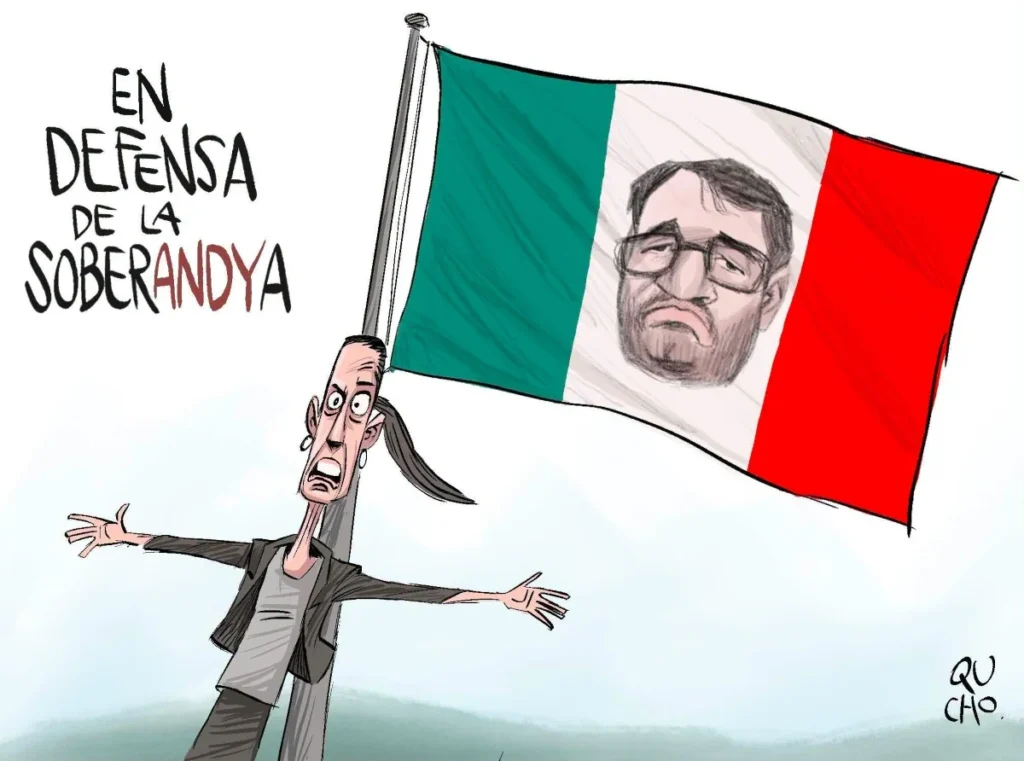 Qucho Monero dedica su cartón a la Presidenta Claudia Sheinbaum