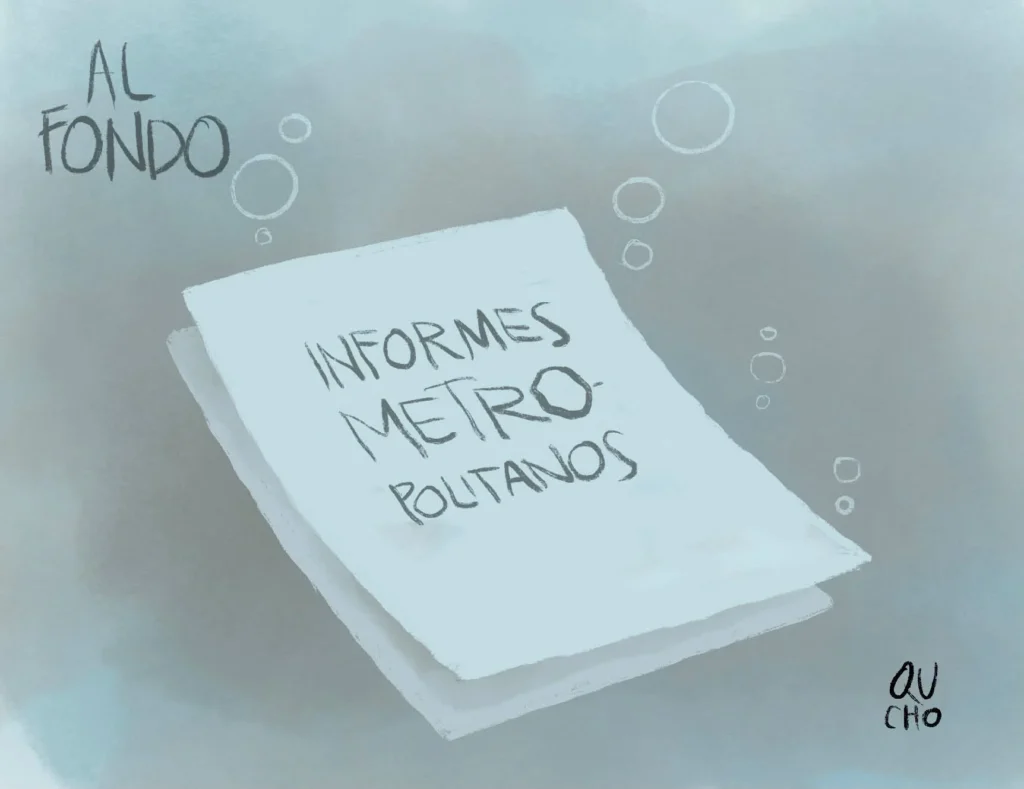 Cartón de Qucho Monero sobre los informes de gobierno