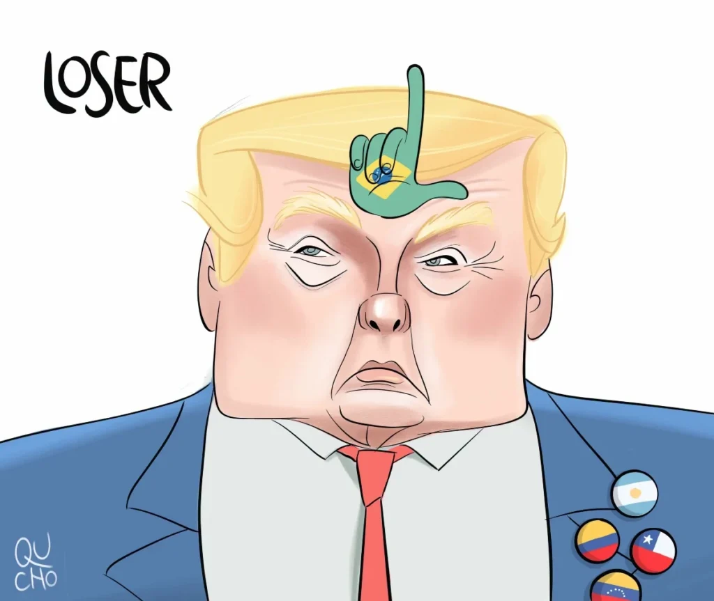 Cartón de Qucho Monero sobre las elecciones de Brasil