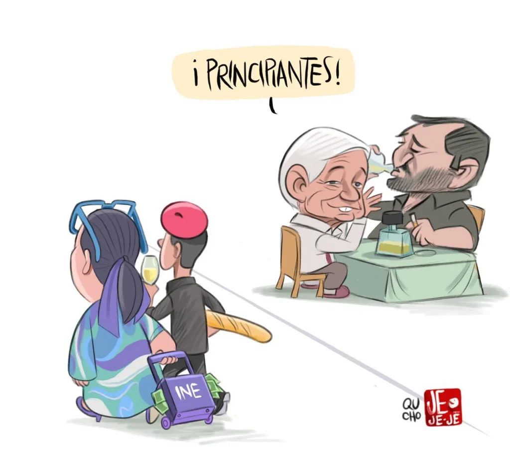 Cartón de Qucho sobre el caso Guadalupe Tadei