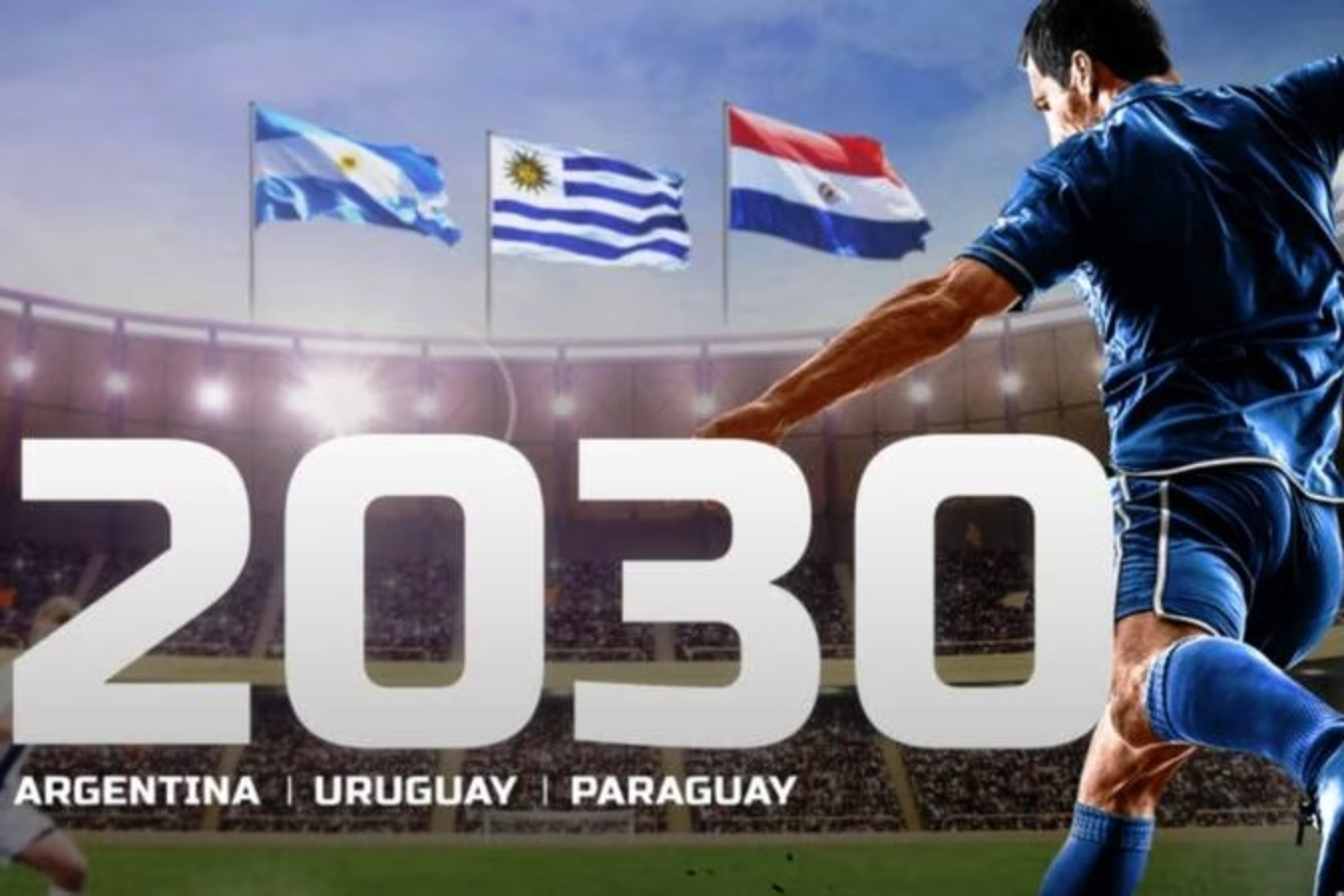 Argentina, Uruguay y Paraguay serán sedes inaugurales del Mundial 2030: CONMEBOL