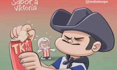 Cartón Qucho Monero Monterrey Chivas