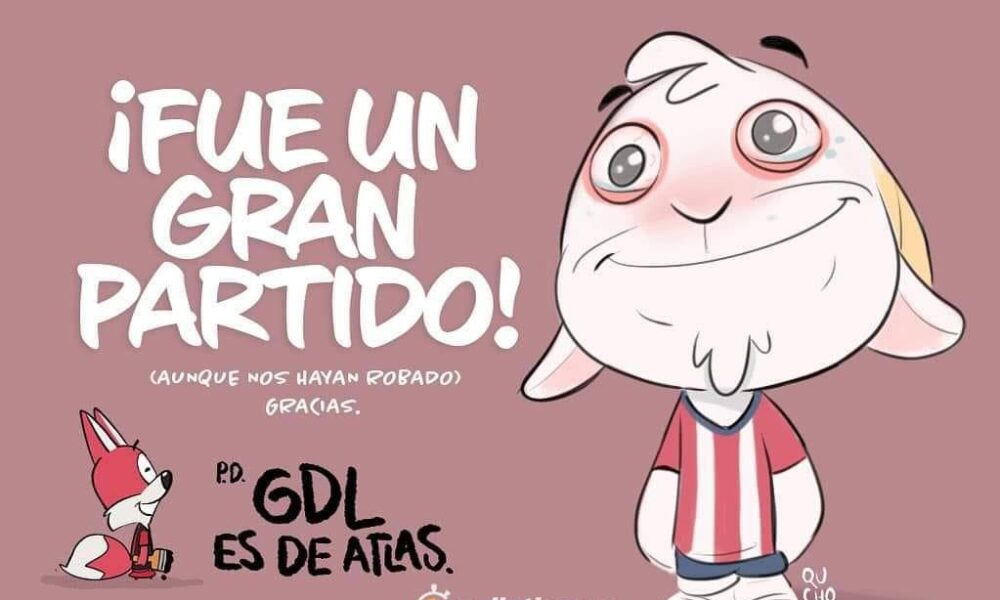 Cartón Qucho sobre el clásico tapatío