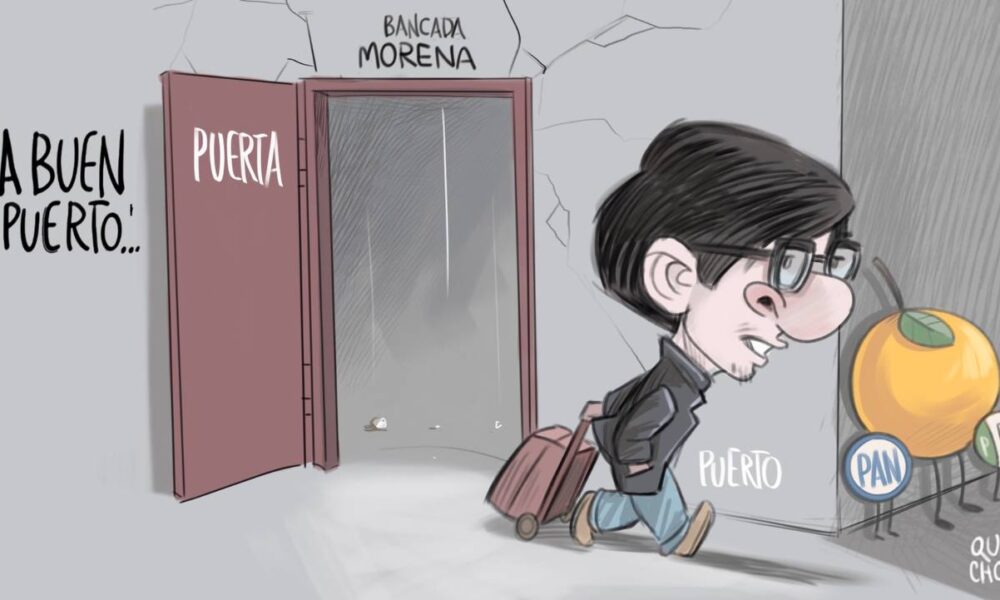 Carton Qucho sobre la renuncia de Alejandro Puerto de Morena