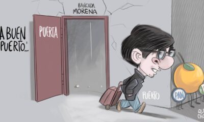 Carton Qucho sobre la renuncia de Alejandro Puerto de Morena