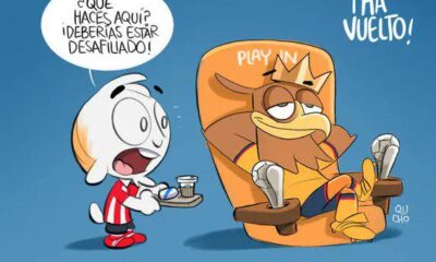 Cartón Qucho Moreno sobre la buena racha del América