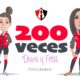 Carton de Qucho Monero sobre los 200 partidos jugados por Duva y Fenli