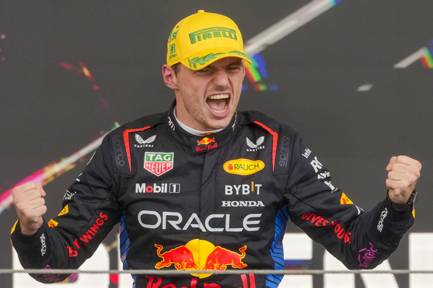 Max Verstappen, piloto de Red Bull, ganó en Brasil