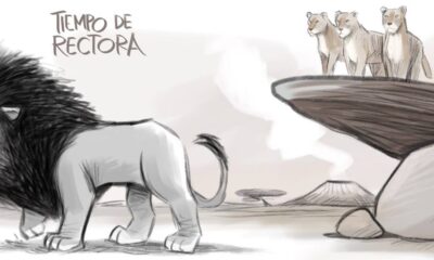 Cartón de Qucho Monero sobre la elección de rector de la UdeG