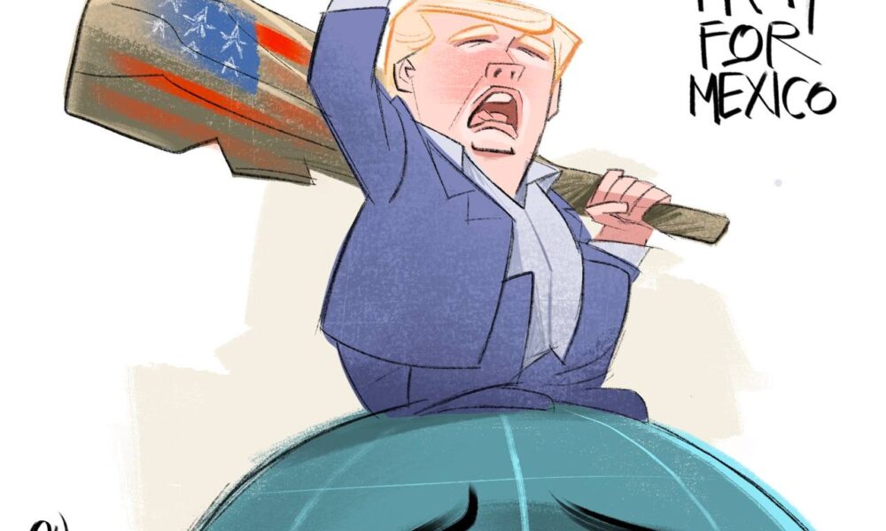 Carton de Qucho Monero sobre el triunfo de Donald Trump