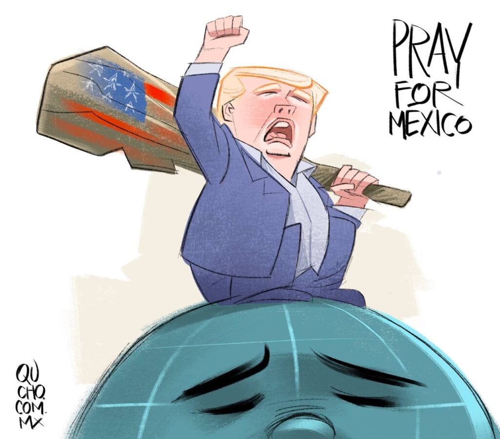 Carton de Qucho Monero sobre el triunfo de Donald Trump