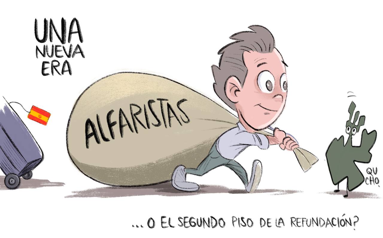 Cartón Qucho sobre el nuevo sexenio de Lemus