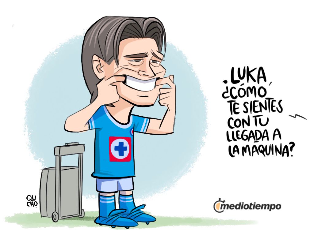 Cartón Qucho Moreno Cruz Azul