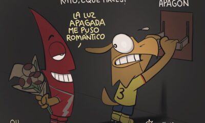 Cartón Qucho sobre club de América