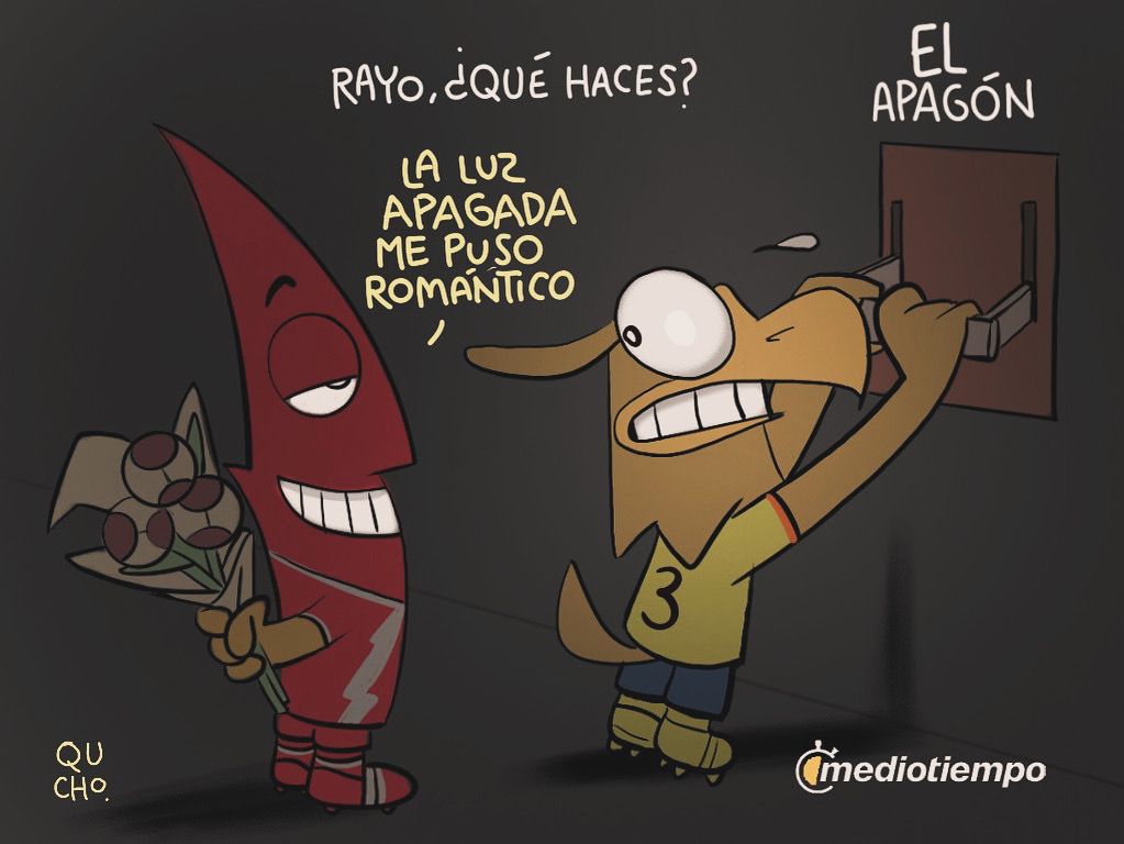 Cartón Qucho sobre club de América