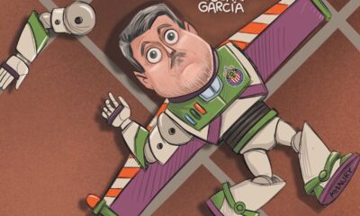 Cartón Qucho sobre Oscar García de Chivas