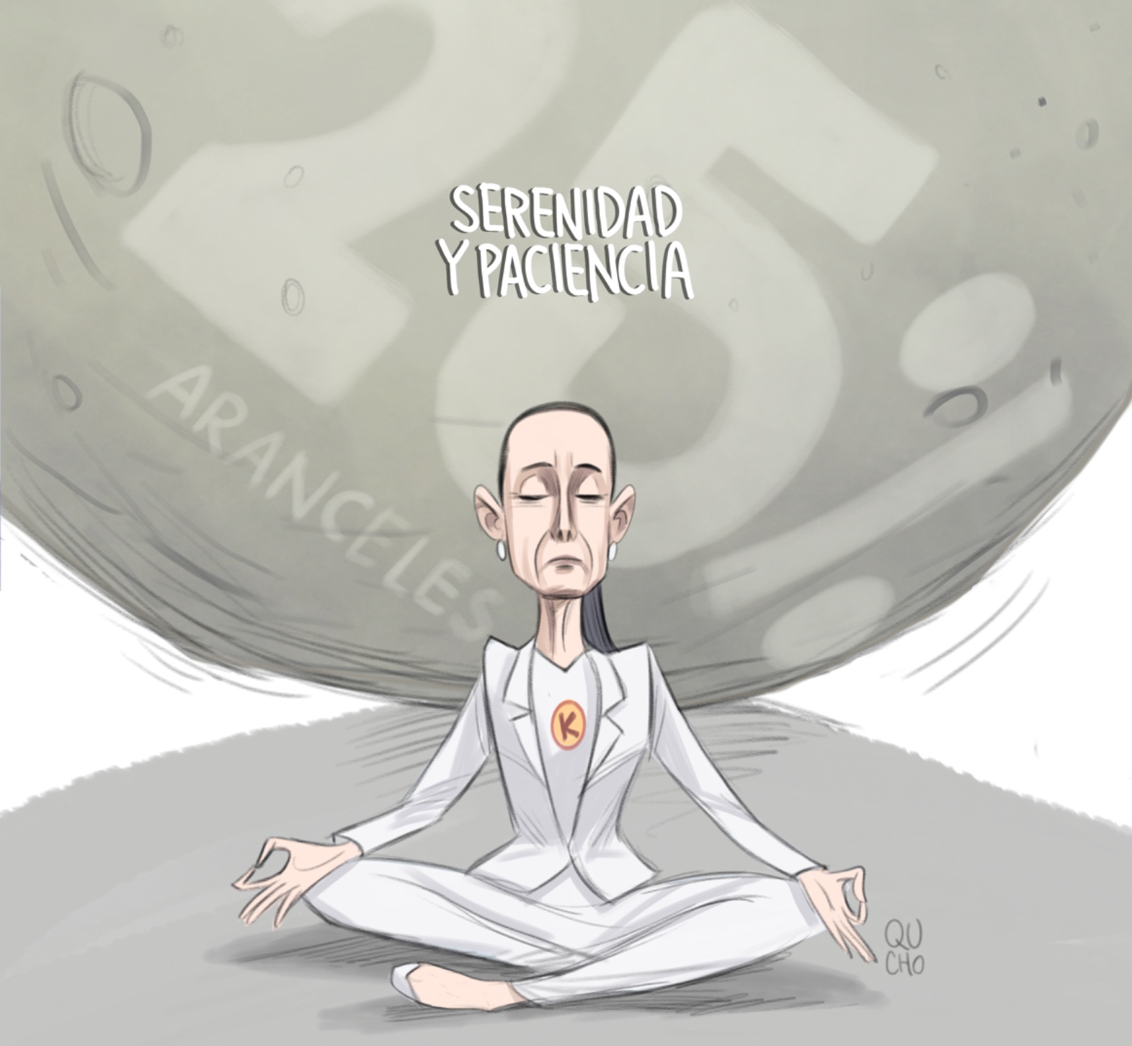 Cartón Qucho sobre Claudia Sheinbaum