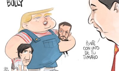 Cartón Qucho sobre Donald Trump