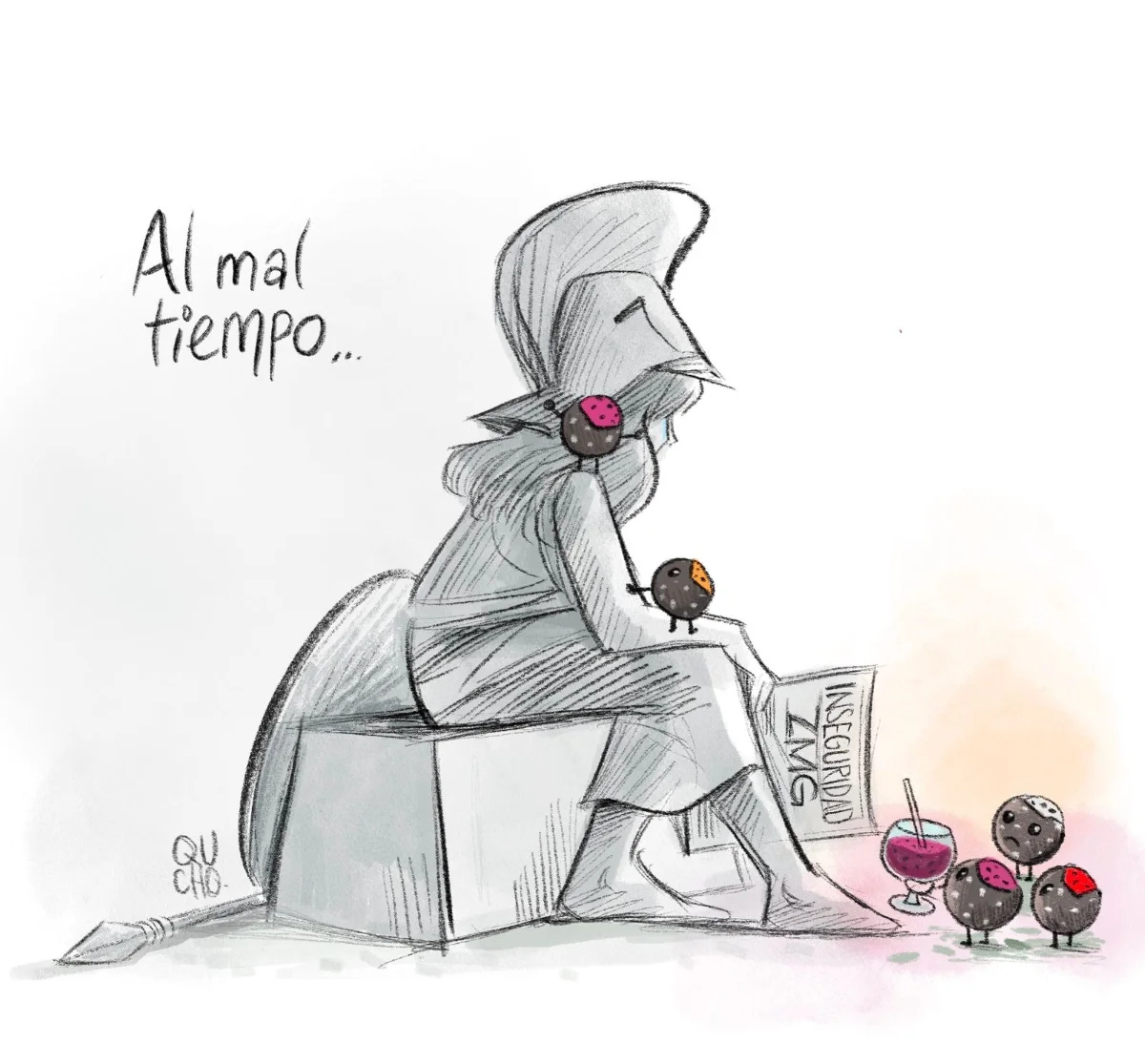 cartón qucho