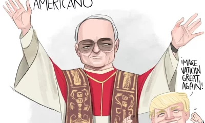 Qucho cartón del Papa