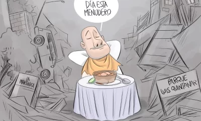 Cartón de Qucho sobre Alfaro