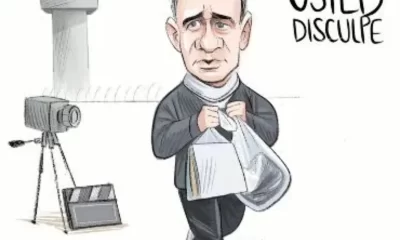 Cartón de Qucho sobre Israel Vallarta