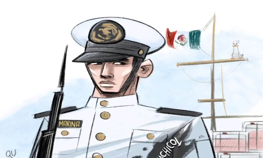 Cartón de Qucho Monero sobre el huichol fiscal