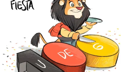 Cartón de Qucho Monero sobre los 100 años de la UdeG