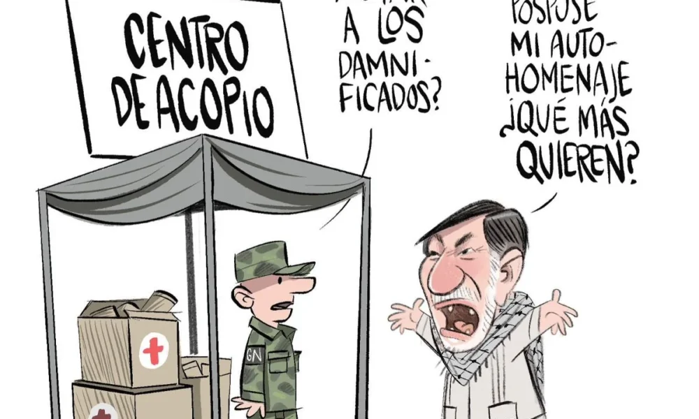 Cartón de Qucho sobre Centro de Acopio