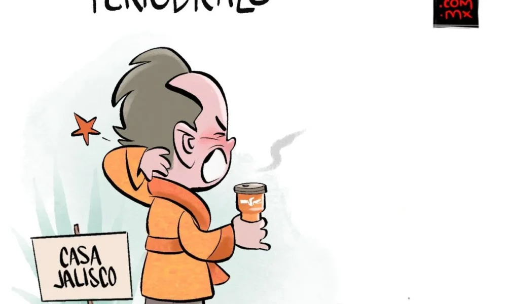 Cartón de Qucho Monero sobre Pablo Lemus