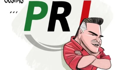 Cartón de Qucho sobre el PRI